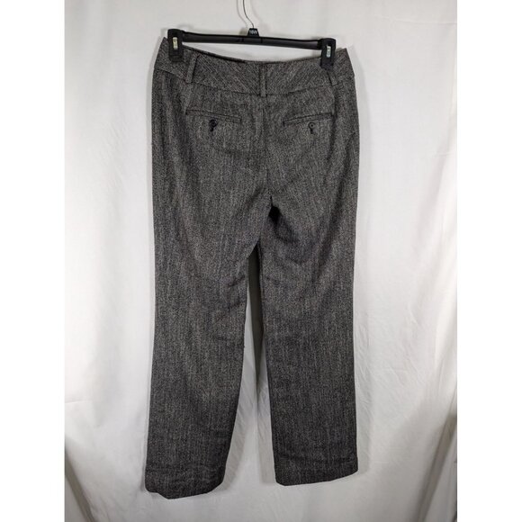 Ann Taylor Loft Womens Gray Dress Pants Size 6 Polyester/Rayon Blend - Picture 2 of 5